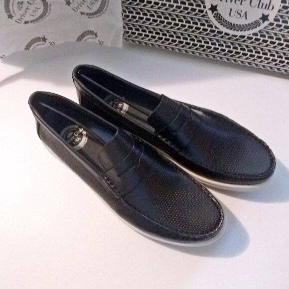 NIB Black Napa Perforated Drivers Loafers 11 - MSRP $119 main image 11